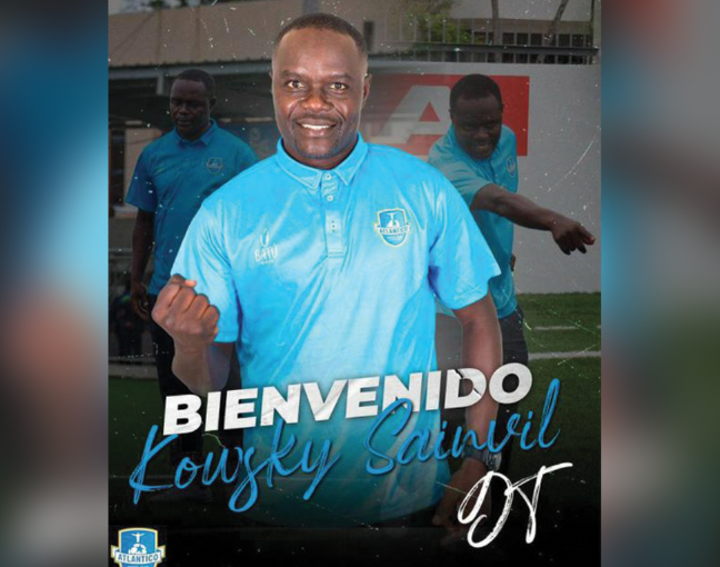 Le technicien Kowsky Sainvil, nouvel entraîneur de l'Atlántico FC en D1 dominicaine !